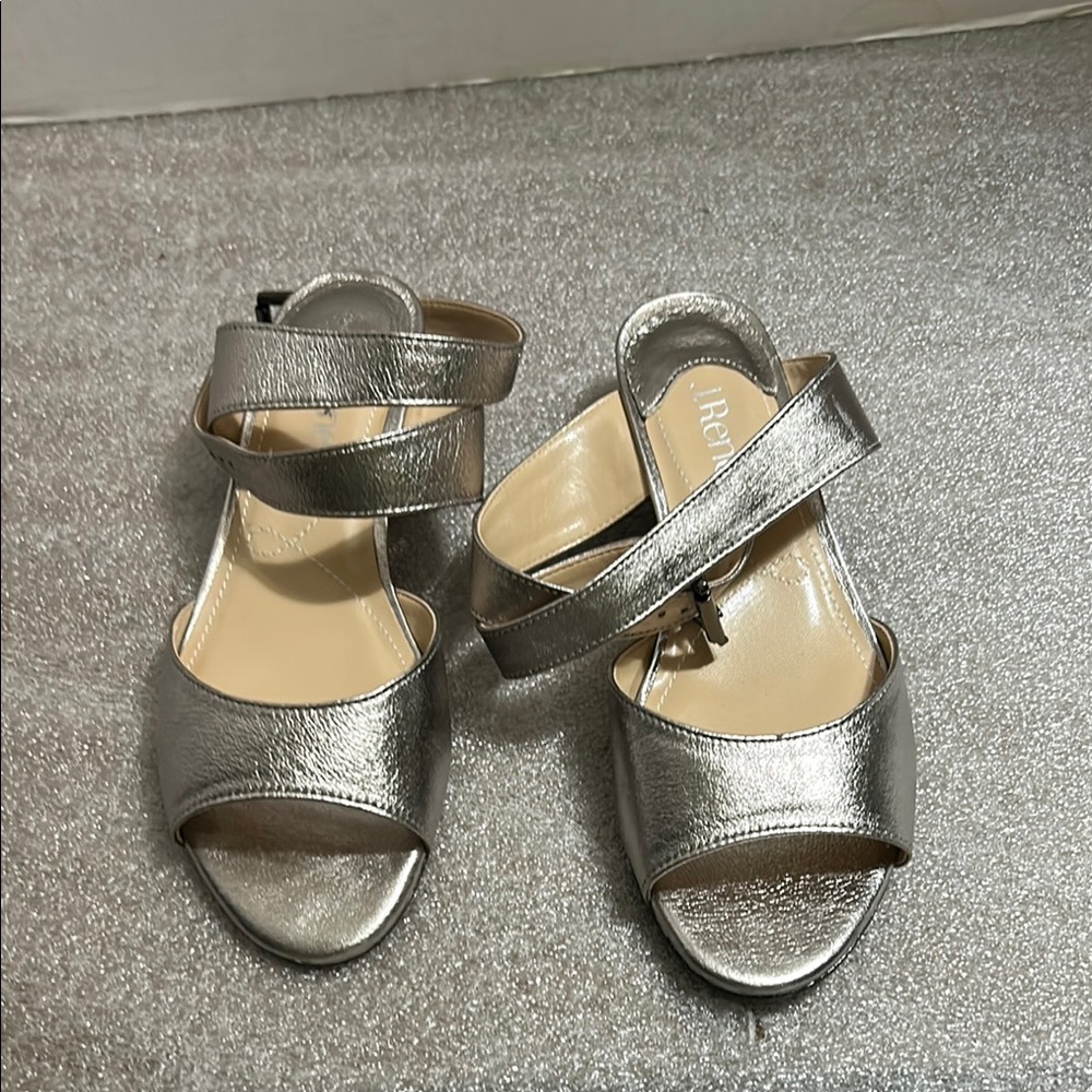 J.Renee Silver Women's Sandals